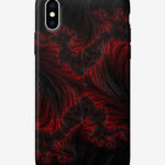 Black & red pattern case