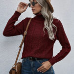 Wool high neck jumper